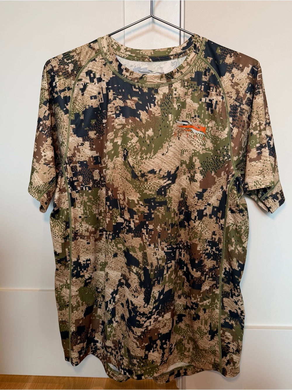 Sitka Men’s Core Lightweight Crew Short Sleeve Optifade Subalpine Large NWT